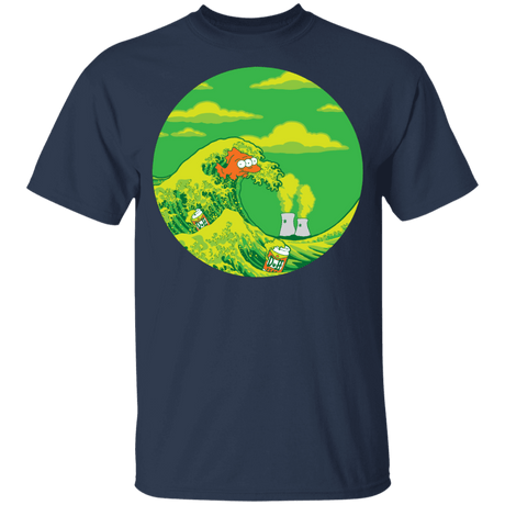 T-Shirts Navy / YXS The Great Wave Off Springfield Youth T-Shirt