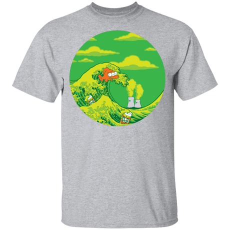 T-Shirts Sport Grey / YXS The Great Wave Off Springfield Youth T-Shirt