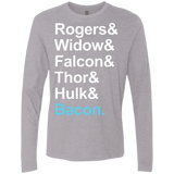 T-Shirts Heather Grey / S The Greatest Avenger Men's Premium Long Sleeve