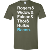 T-Shirts Military Green / S The Greatest Avenger Men's Semi-Fitted Softstyle