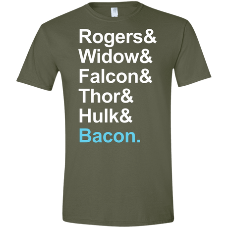 T-Shirts Military Green / S The Greatest Avenger Men's Semi-Fitted Softstyle