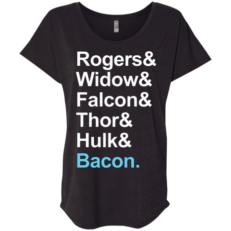 T-Shirts Vintage Black / X-Small The Greatest Avenger Triblend Dolman Sleeve