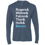 The Greatest Avenger Triblend Long Sleeve Hoodie Tee