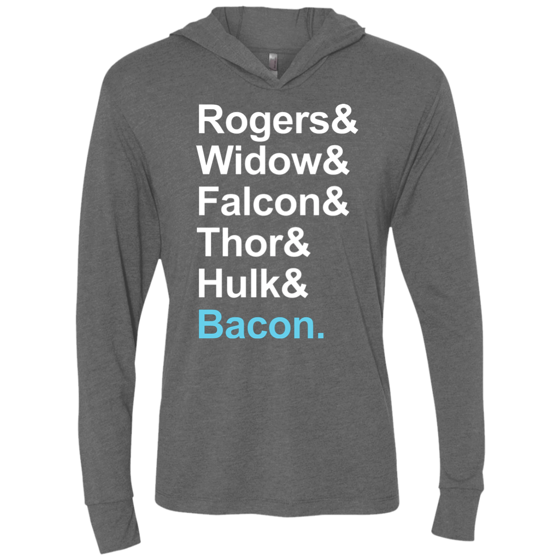 T-Shirts Premium Heather / X-Small The Greatest Avenger Triblend Long Sleeve Hoodie Tee