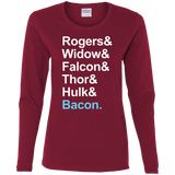 T-Shirts Cardinal / S The Greatest Avenger Women's Long Sleeve T-Shirt