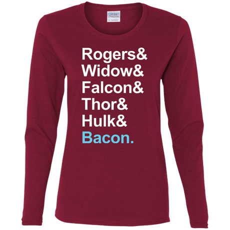 T-Shirts Cardinal / S The Greatest Avenger Women's Long Sleeve T-Shirt