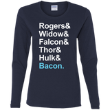 T-Shirts Navy / S The Greatest Avenger Women's Long Sleeve T-Shirt