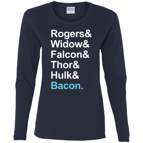 T-Shirts Navy / S The Greatest Avenger Women's Long Sleeve T-Shirt