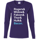 T-Shirts Purple / S The Greatest Avenger Women's Long Sleeve T-Shirt