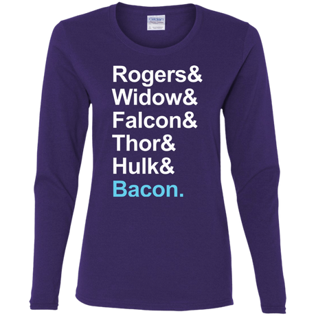 T-Shirts Purple / S The Greatest Avenger Women's Long Sleeve T-Shirt