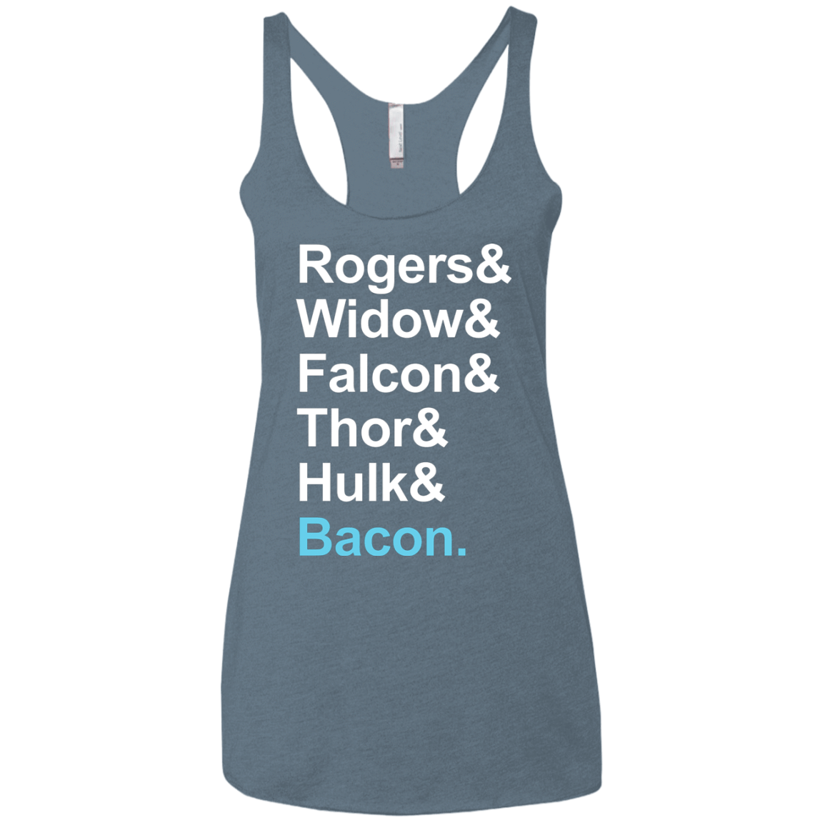 T-Shirts Indigo / X-Small The Greatest Avenger Women's Triblend Racerback Tank