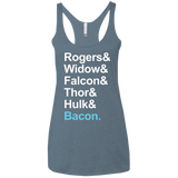 T-Shirts Indigo / X-Small The Greatest Avenger Women's Triblend Racerback Tank