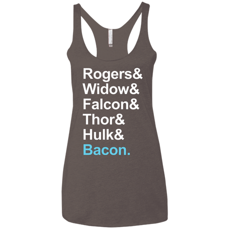 T-Shirts Macchiato / X-Small The Greatest Avenger Women's Triblend Racerback Tank