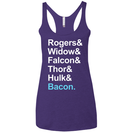 T-Shirts Purple Rush / X-Small The Greatest Avenger Women's Triblend Racerback Tank