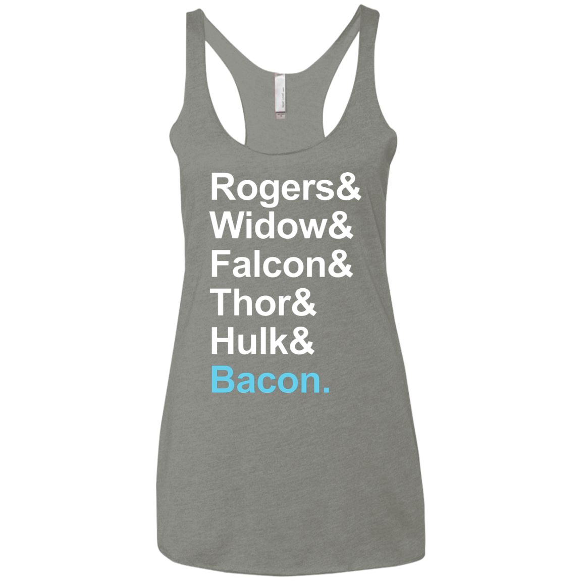 T-Shirts Venetian Grey / X-Small The Greatest Avenger Women's Triblend Racerback Tank