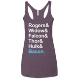 T-Shirts Vintage Purple / X-Small The Greatest Avenger Women's Triblend Racerback Tank