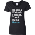 T-Shirts Black / S The Greatest Avenger Women's V-Neck T-Shirt