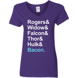T-Shirts Purple / S The Greatest Avenger Women's V-Neck T-Shirt