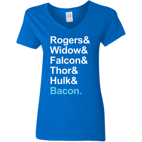 T-Shirts Royal / S The Greatest Avenger Women's V-Neck T-Shirt