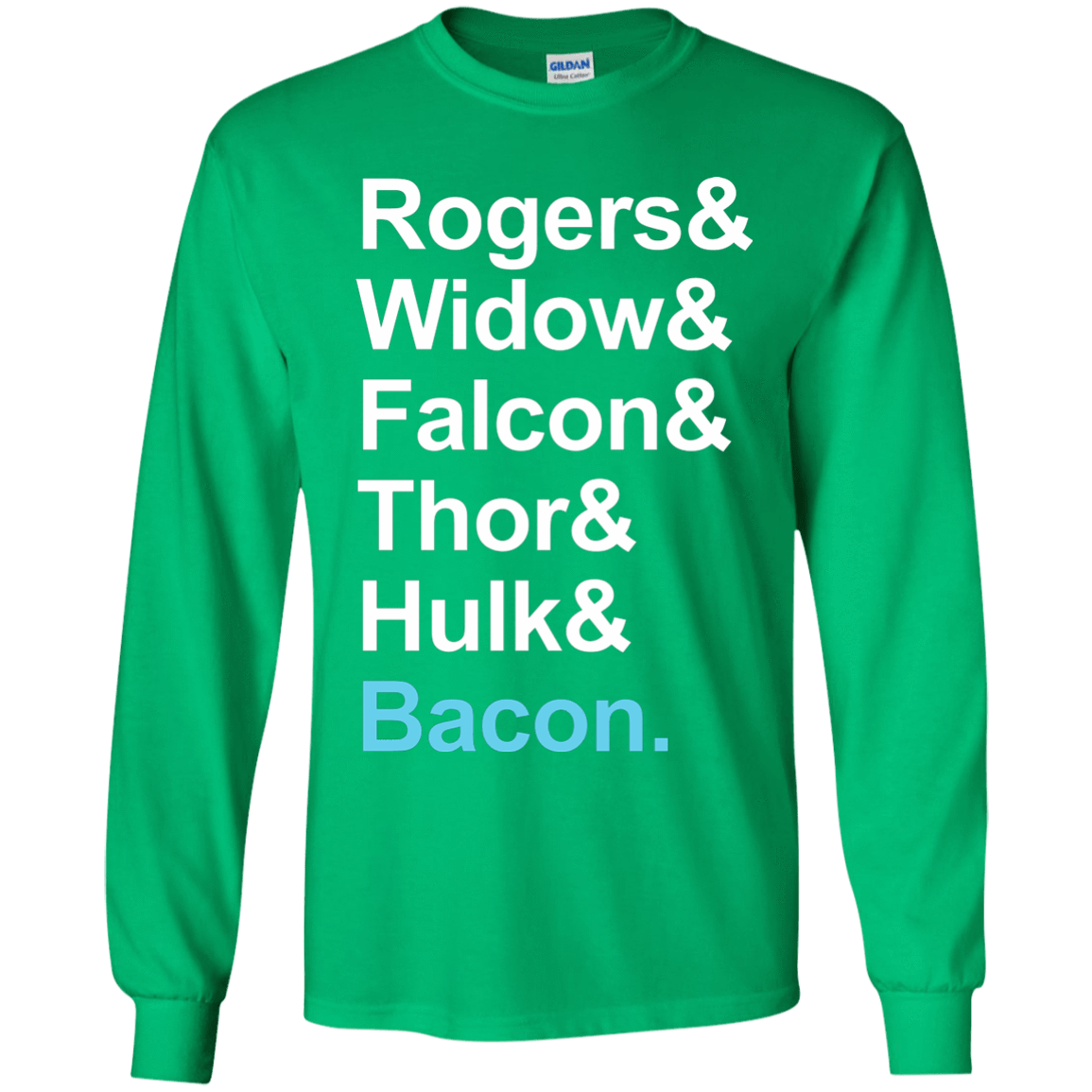 T-Shirts Irish Green / YS The Greatest Avenger Youth Long Sleeve T-Shirt