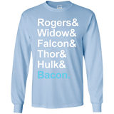T-Shirts Light Blue / YS The Greatest Avenger Youth Long Sleeve T-Shirt