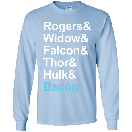 T-Shirts Light Blue / YS The Greatest Avenger Youth Long Sleeve T-Shirt