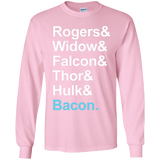 T-Shirts Light Pink / YS The Greatest Avenger Youth Long Sleeve T-Shirt