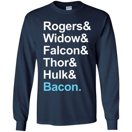 T-Shirts Navy / YS The Greatest Avenger Youth Long Sleeve T-Shirt