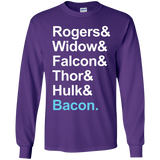 T-Shirts Purple / YS The Greatest Avenger Youth Long Sleeve T-Shirt