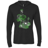 T-Shirts Vintage Black / X-Small The Green Knight Triblend Long Sleeve Hoodie Tee