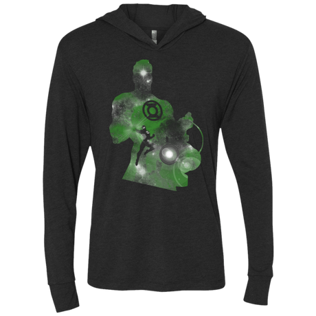 T-Shirts Vintage Black / X-Small The Green Knight Triblend Long Sleeve Hoodie Tee