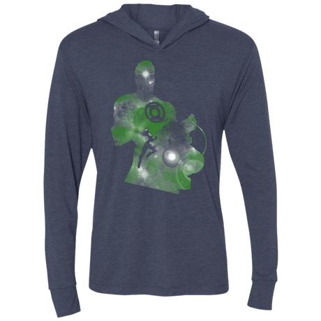 T-Shirts Vintage Navy / X-Small The Green Knight Triblend Long Sleeve Hoodie Tee