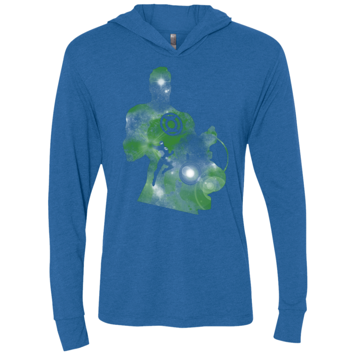 T-Shirts Vintage Royal / X-Small The Green Knight Triblend Long Sleeve Hoodie Tee