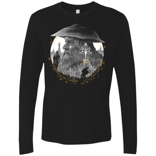 T-Shirts Black / S The Grey Wizard Men's Premium Long Sleeve