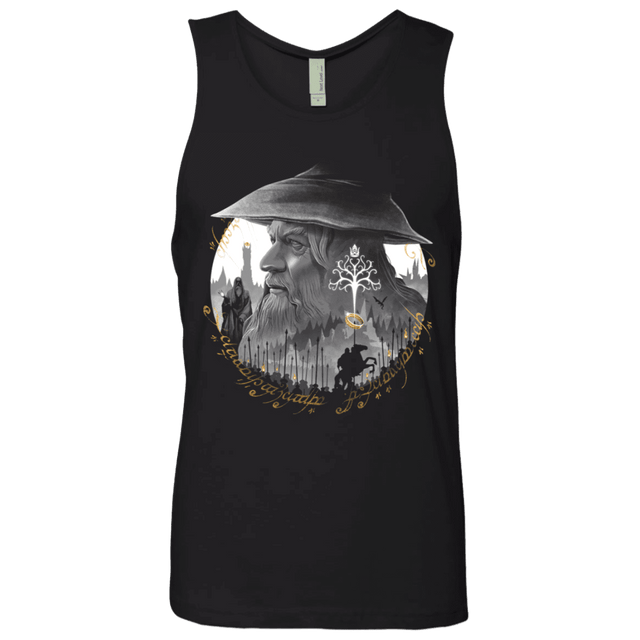 T-Shirts Black / S The Grey Wizard Men's Premium Tank Top