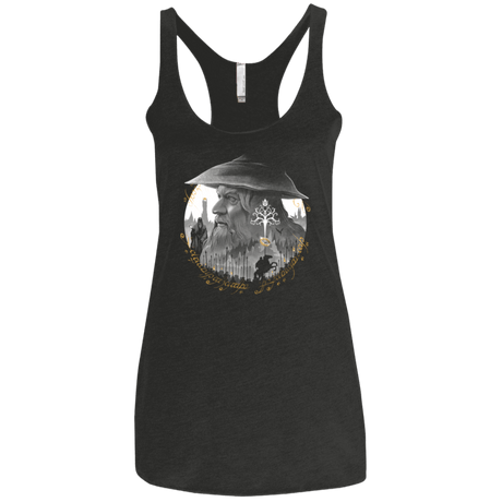 T-Shirts Vintage Black / X-Small The Grey Wizard Women's Triblend Racerback Tank