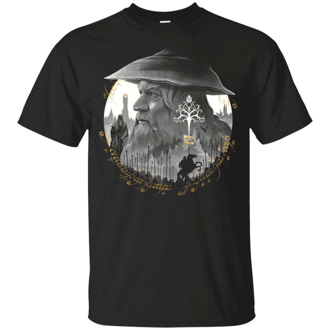 T-Shirts Black / YXS The Grey Wizard Youth T-Shirt