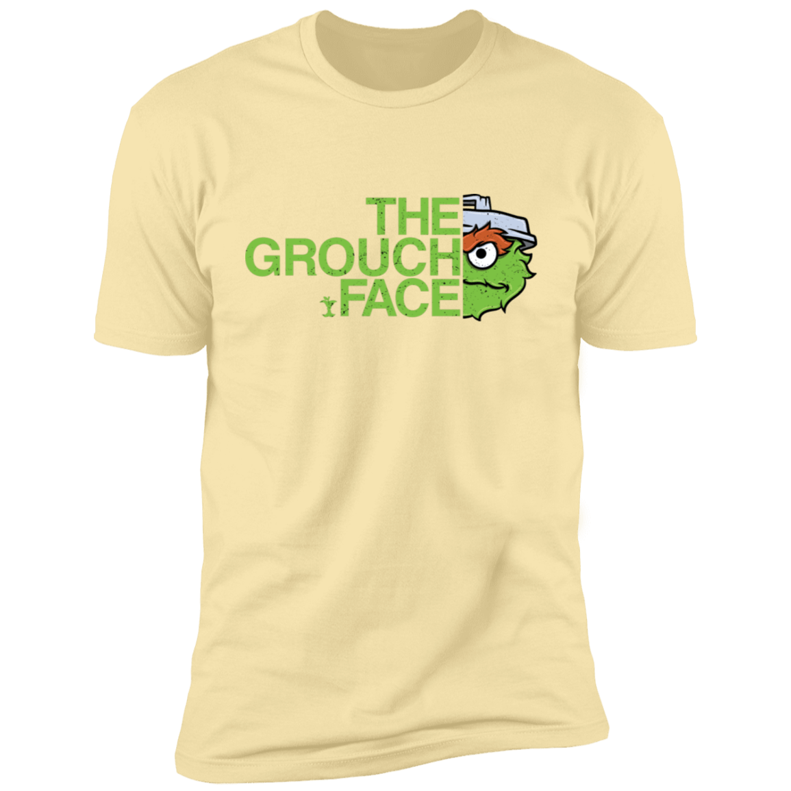 T-Shirts Banana Cream / S The Grouch Face Men's Premium T-Shirt