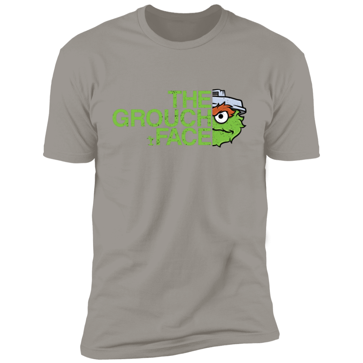 T-Shirts Light Grey / S The Grouch Face Men's Premium T-Shirt