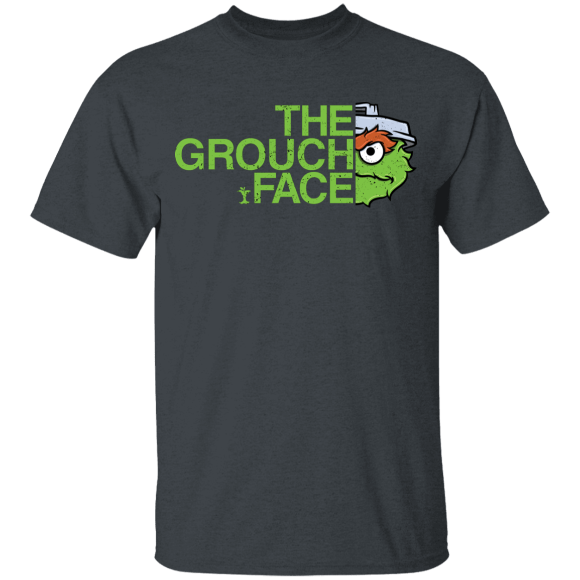 T-Shirts Dark Heather / YXS The Grouch Face Youth T-Shirt