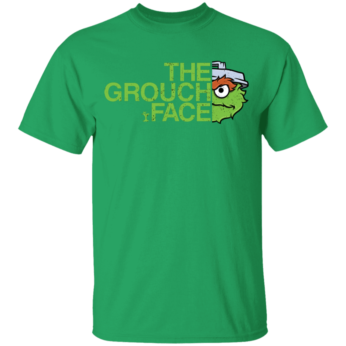 T-Shirts Irish Green / YXS The Grouch Face Youth T-Shirt