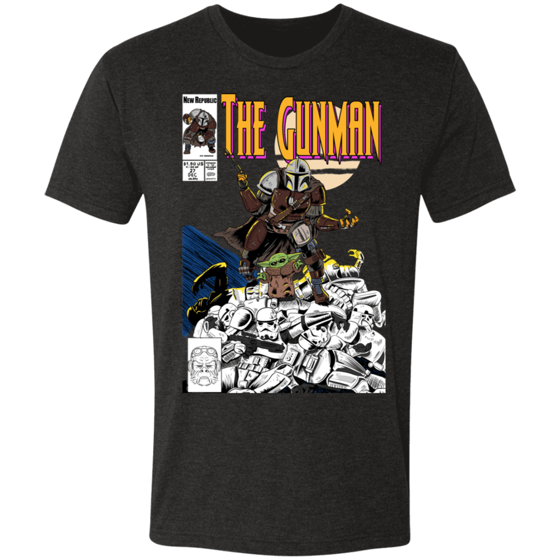 T-Shirts Vintage Black / S The Gunman Men's Triblend T-Shirt