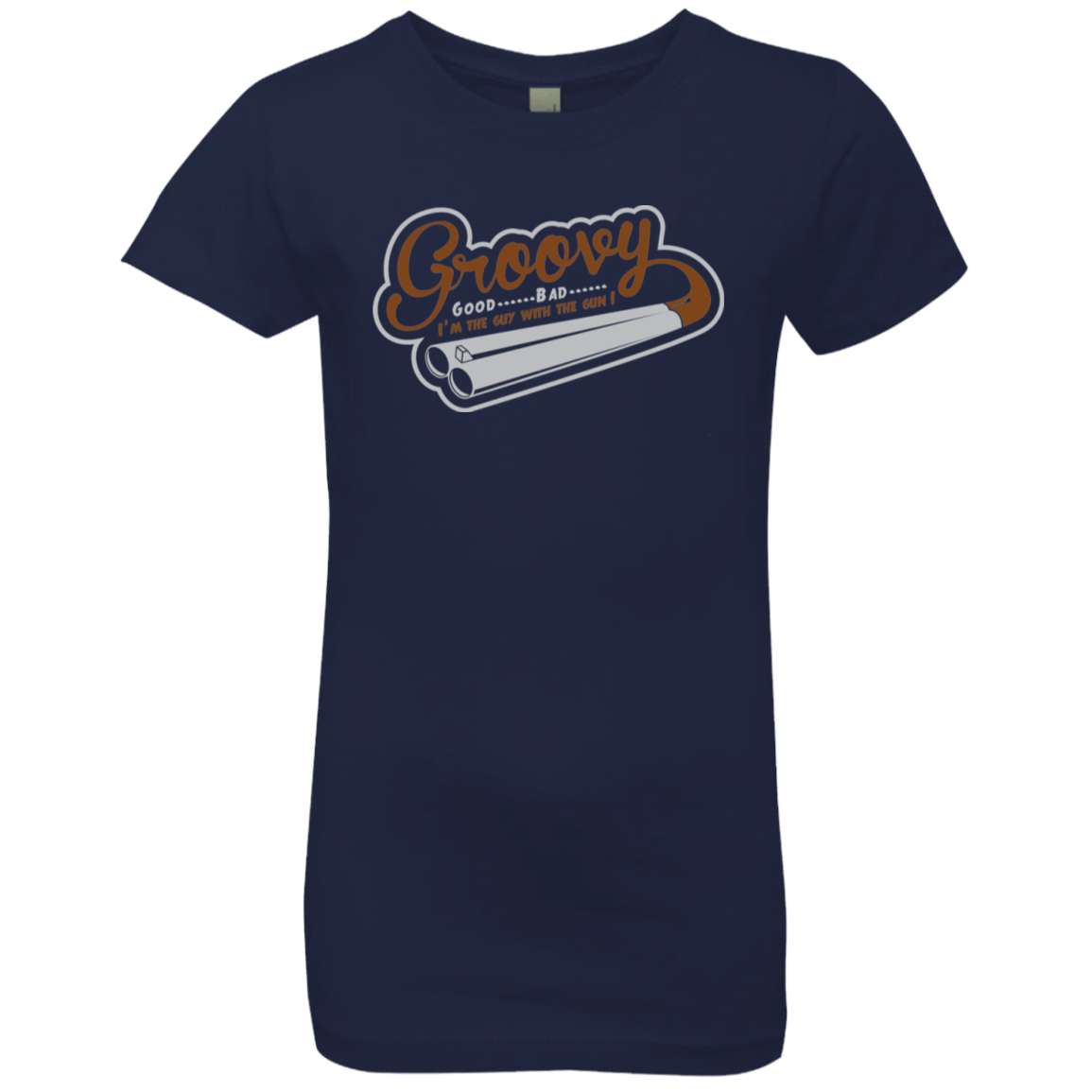 T-Shirts Midnight Navy / YXS The Guy With The Gun Girls Premium T-Shirt