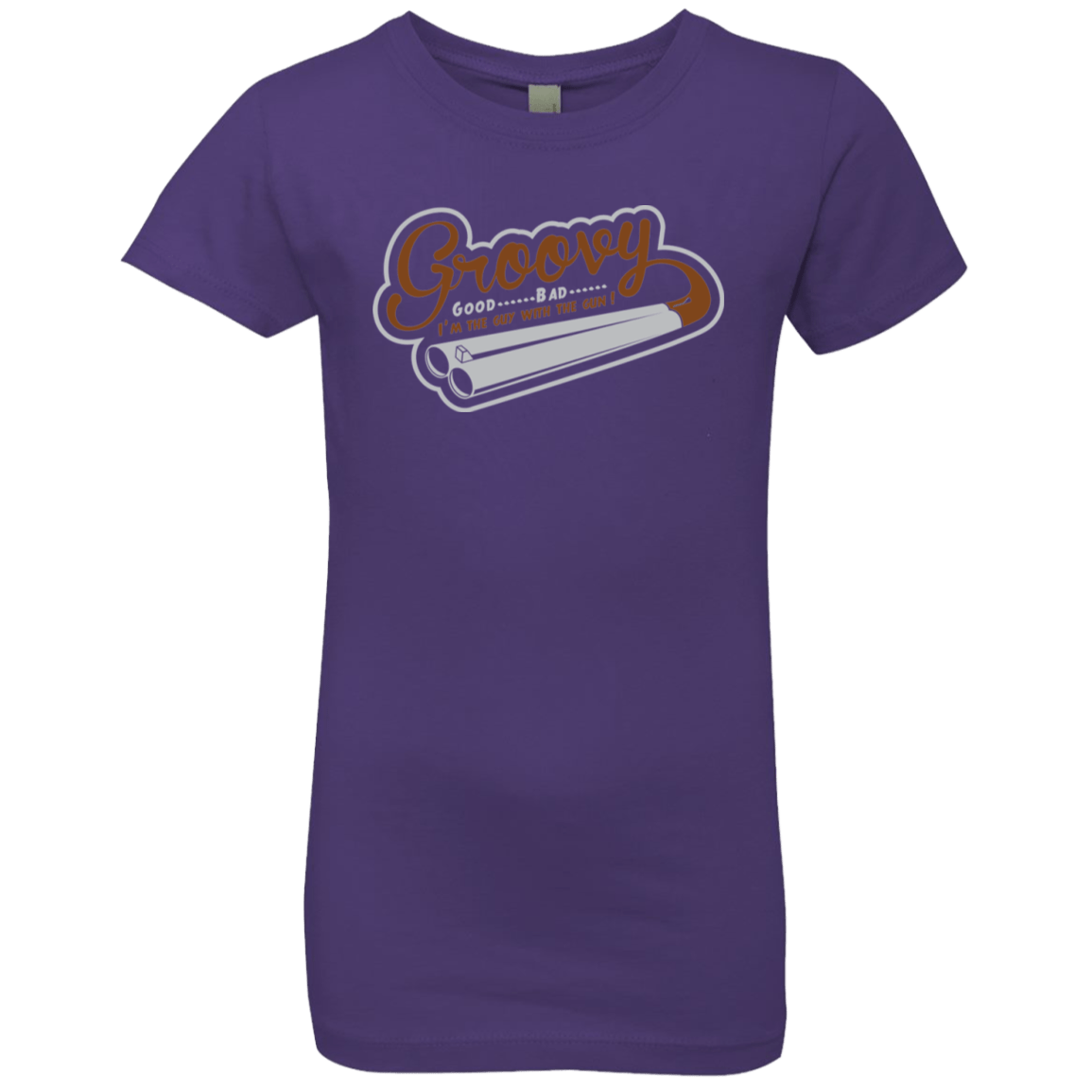 T-Shirts Purple Rush / YXS The Guy With The Gun Girls Premium T-Shirt