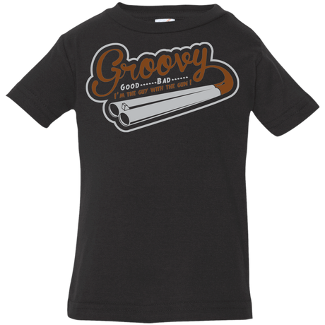 T-Shirts Black / 6 Months The Guy With The Gun Infant Premium T-Shirt