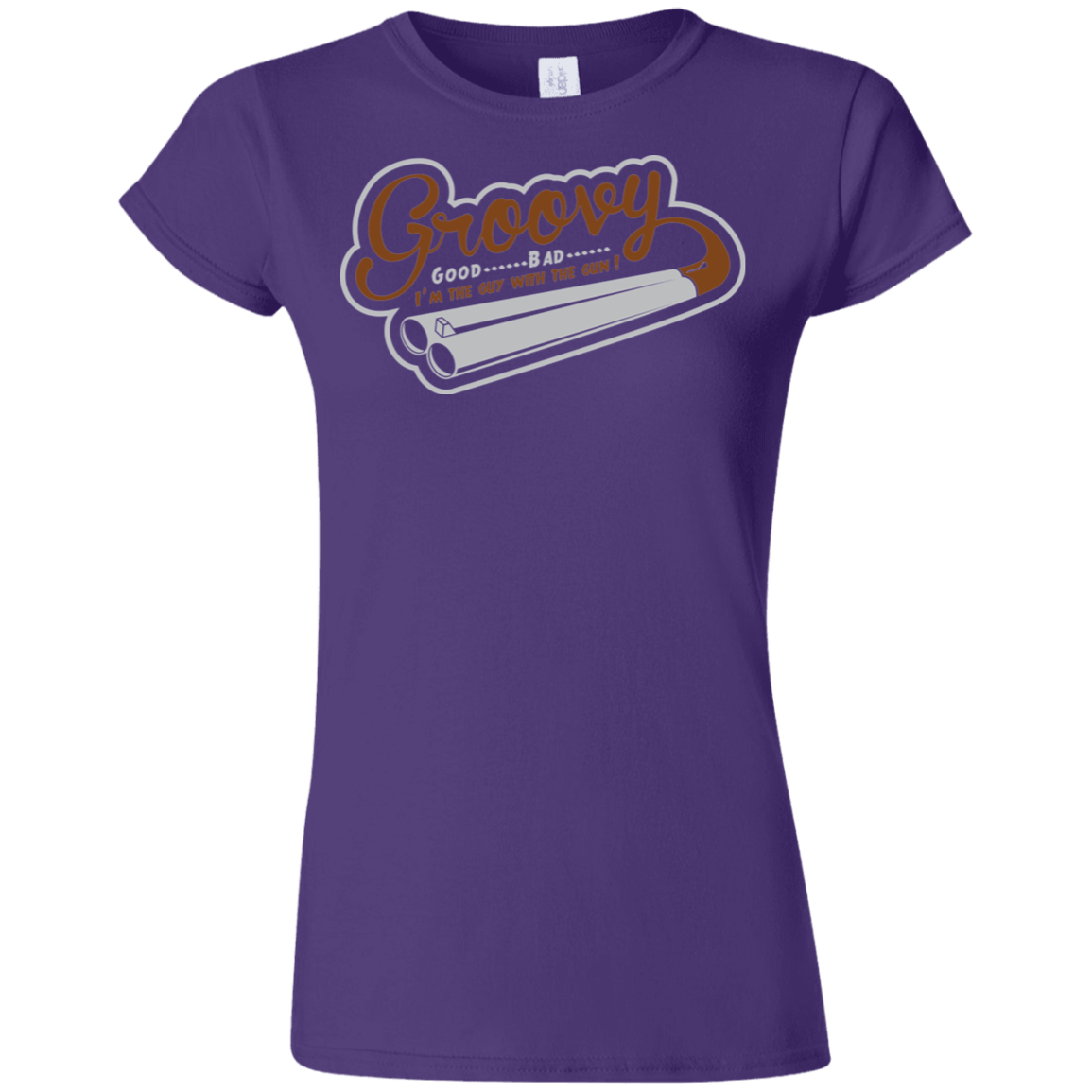 T-Shirts Purple / S The Guy With The Gun Junior Slimmer-Fit T-Shirt