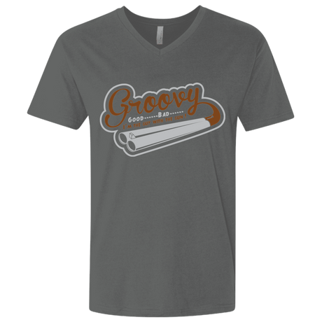 T-Shirts Heavy Metal / X-Small The Guy With The Gun Men's Premium V-Neck
