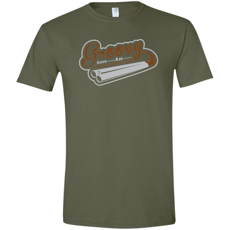 T-Shirts Military Green / S The Guy With The Gun Men's Semi-Fitted Softstyle
