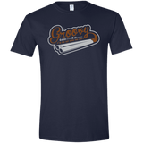 T-Shirts Navy / X-Small The Guy With The Gun Men's Semi-Fitted Softstyle