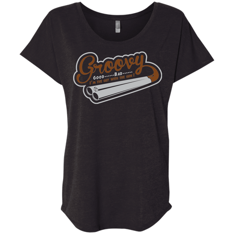 T-Shirts Vintage Black / X-Small The Guy With The Gun Triblend Dolman Sleeve